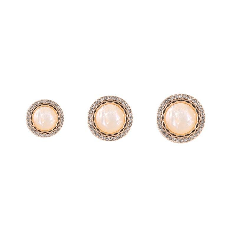 10Pcs High-End Pearl Buttons Women'S Clothes Jacket Shirt Decorative Buttons Accessories Coat Sweater Buttons