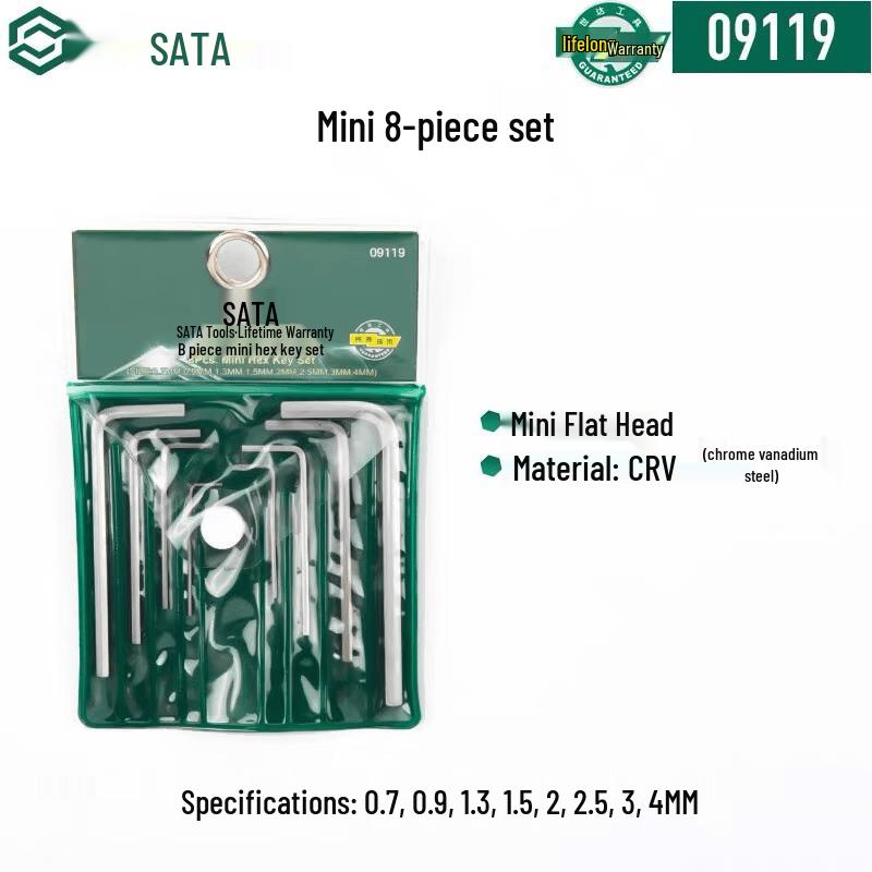 SATA 09119 Hex Key Wrench Set