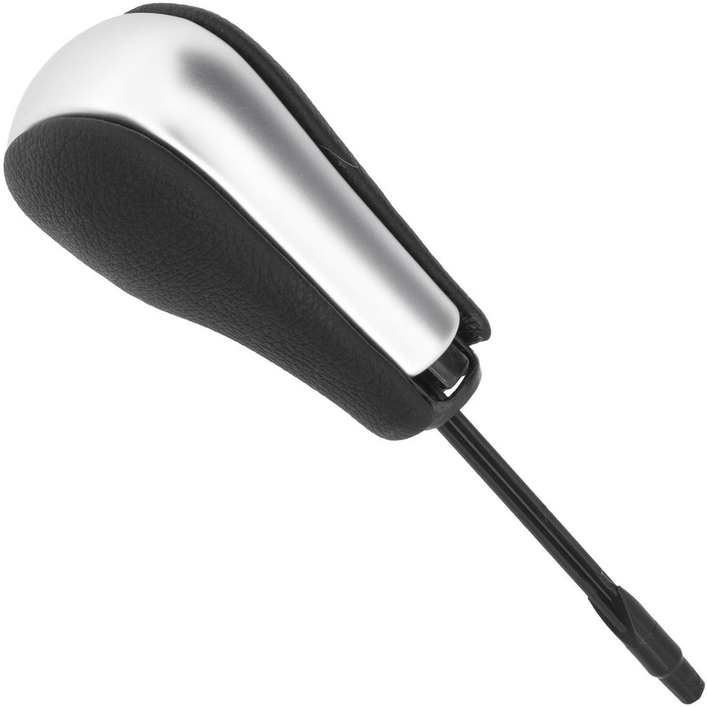 Pomello cambio automatico BMW 6 E63 E64 NERO + ARGENTO - SELETTORE LUNGO