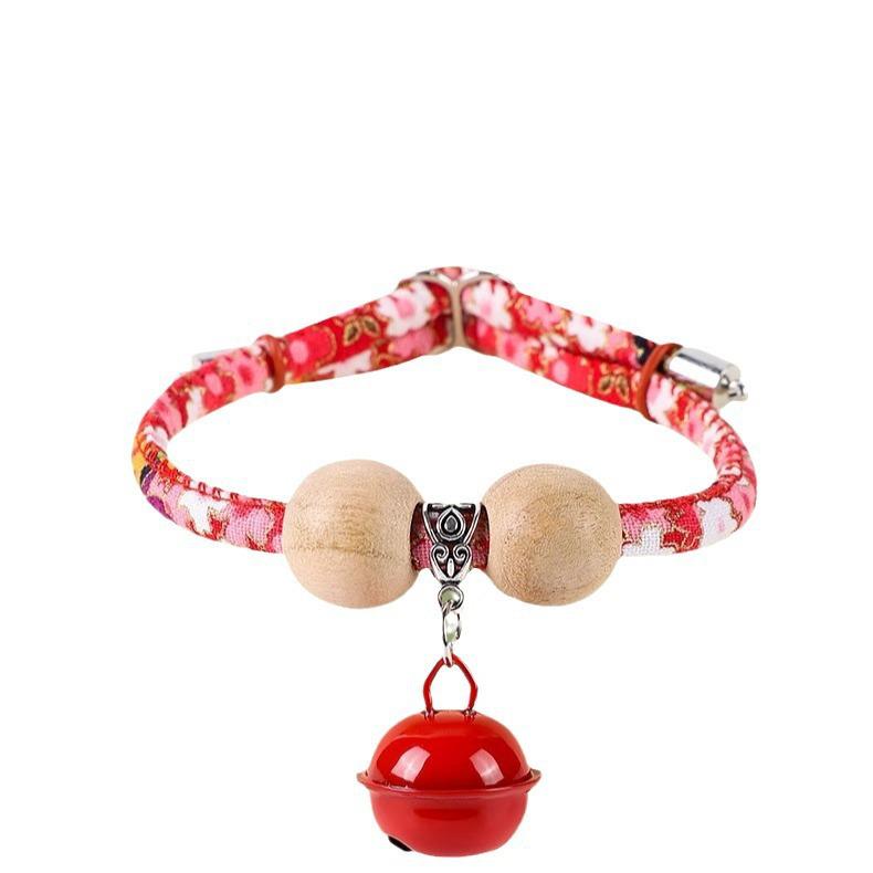 Cat Flea & Mosquito Repellent Collar with Bell and New Year Neckerchief