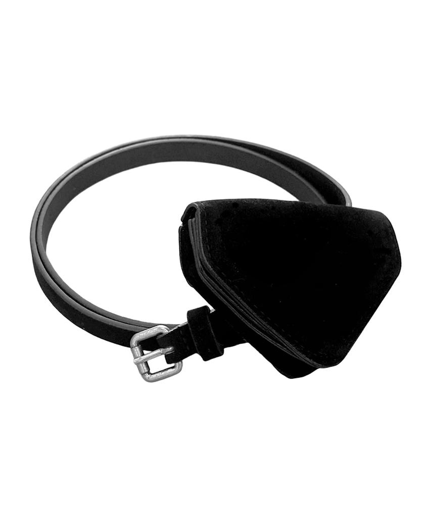ESCAPEFROM Suede Triangle Belt Bag
