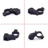 X-STYLE Motorcycle Mirror Bracket 10mm Mirror Holder Extension Bracket Motorcycle Mirror Adapter Mirror Riser Mounting Bracket Black Set of 2