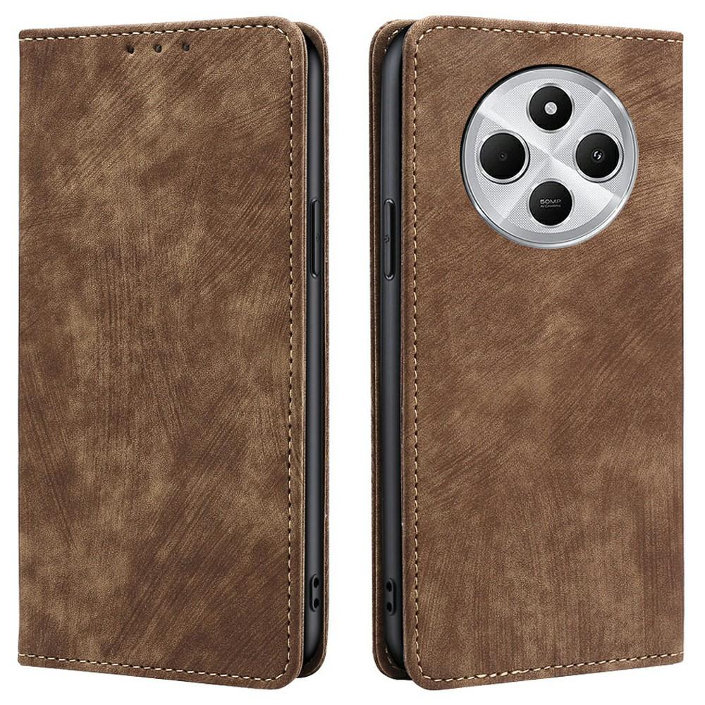 Phone Case For Xiaomi Redmi 14C 4G/14R 5G/A4 5G/Poco C75 4G RFID Blocking Wallet Leather Cover