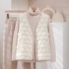 2025 High-End Lightweight Warm V-Neck Down Vest - 90% White Duck Down, Versatile Fashion Gilet for Autumn/Winter