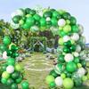 106pcs Fortune Grass Theme Arch Garland Set, Suitable for Shamrock Theme Birthday Party, Engagement, Wedding Decoration