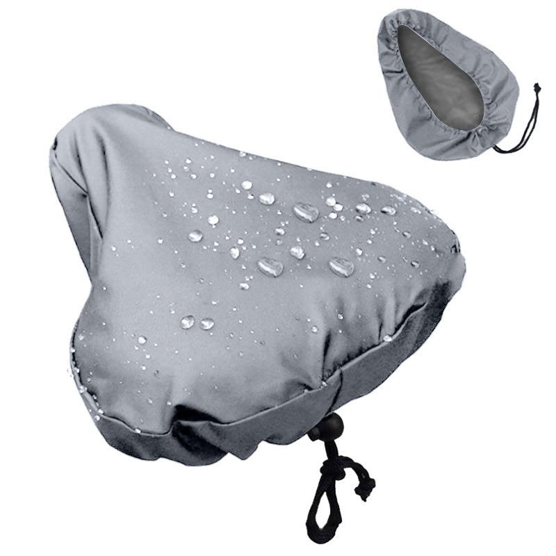 1Pc Bicycle Saddle Rain Cover with Drawstring Sun Protection Mountain Bike Road Bike Universal Cushion Waterproof Dust Cover