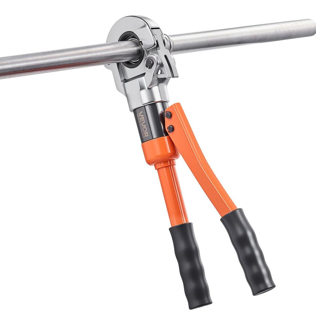 Hydraulický lisovací nástroj na trubky, Lisovací nástroj na nerezové trubkové fitinky s čelistmi V12, V15, V18, V22, V28 a přepravním pouzdrem, Sada lisovacích nástrojů pro
