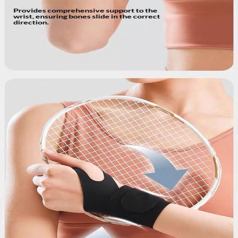 1/2Pcs Sports Compression Wrist Support Adjustable Wrap Perfect For Badminton Tennis Basketball Table Tennis Injury Recovery