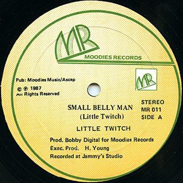 

LP Record LITTLE TWITCH EAST 225TH STREET B Small Belly Man Smaller Belly MR011 Moodies Records 1987 Japan Reggae Ska Dub Used
