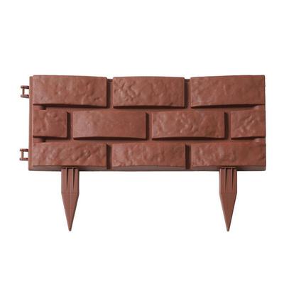 Garden Edging Border DIY Decorative Plant Support Stake Landscaping Edging Stones Brick Effect Outdoor Fence Decorative