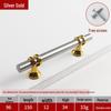 Modern Nordic Brass Cabinet & Wardrobe Double-Hole Handle