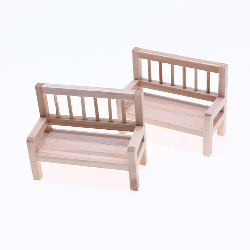 Doll House Zakka Model Realistic Dollhouses Benches Chair Realistic Play Chair Realistic 1:12 Model Mini Size Toy