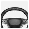 Non-Slip Carbon Fiber Leather Car Steering Wheel Cover For Honda Civic Accord Odyssey Fit CR-V HR-V Jazz City Breeze Jade Crider
