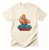 Heunisex Greatest Father In The Universe Tshirt Retro Cartoon Dad Gift Cotton Short Sleeve