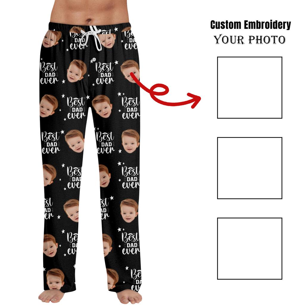Erkekler Allover Baskılı Ev Pantolonu Uyku Pijama Pantolonu Uzun Pantolon Pijama Pantolonu Yoga Pantolonu