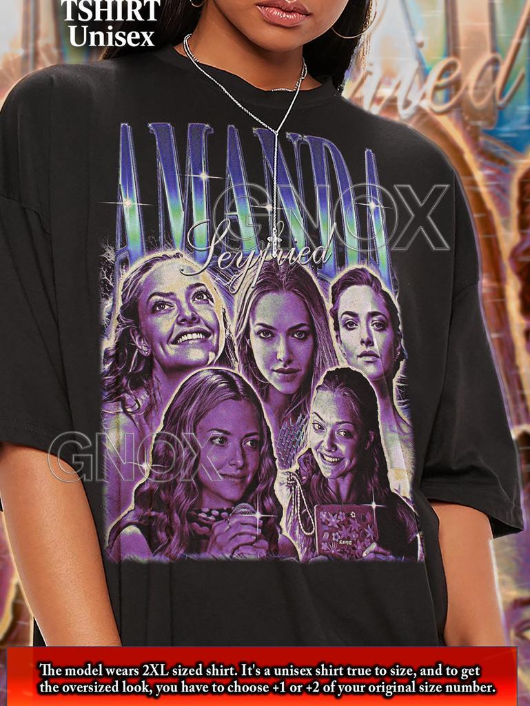 AMANDA SEYFRIED Shirt, Amanda Seyfried Tshirt, Amanda Seyfried Fan Tees, Amanda Seyfried Retro 90s Sweater, Amanda Seyfried Merch Gift #saf