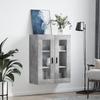 VidaXL Wall Cabinet Concrete Grey 69.5x34x90 Cm 828496