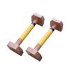 Solid Ash Wood I-Beam Push-Up Bars