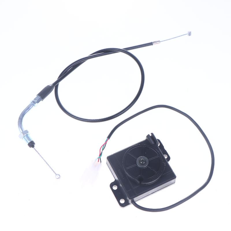 Electric Motorcycle Scooter Accelerator Unit With Cable Line Set For Universal Throttle Grips