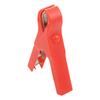 10pcs Electric Clip Stainless Steel Spring Design Strong Clamping Steel ABS Material Safe Charging Clamp for Wires