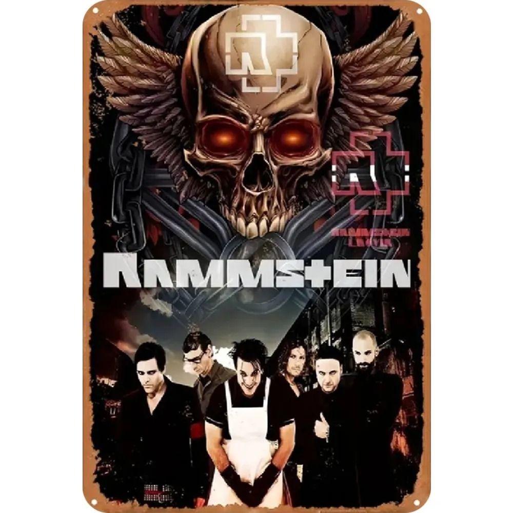 

Metal Musical Tin Sign, Rectangular Iron Painting, Wall Mounted Home Bar, Decor 20 x 30 cm