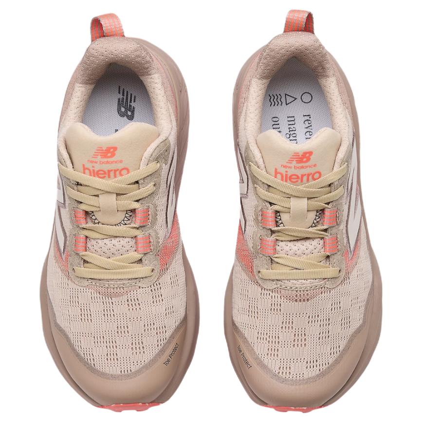 New Balance Baskets Femmes New Balance Fresh FoamX Hierro V9 Rouge Urgent Tan WTHIERV9