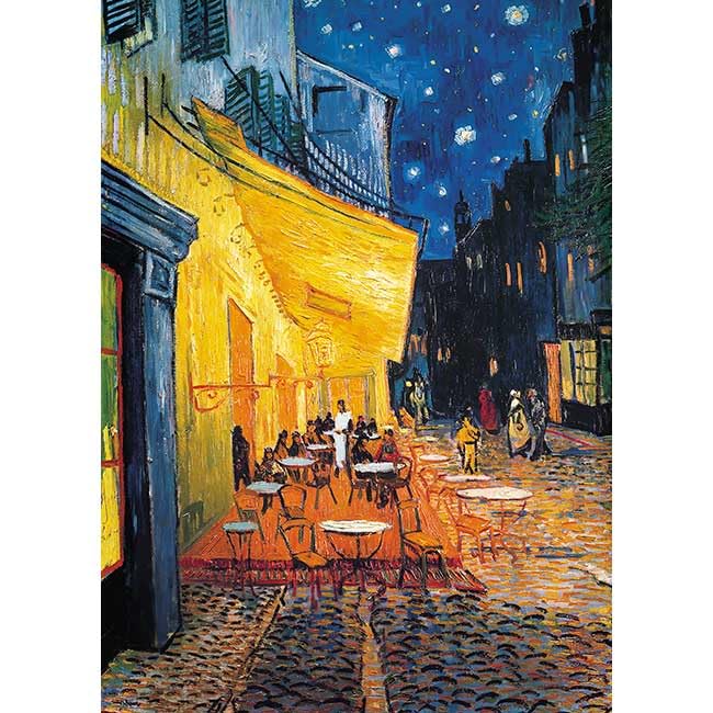 500-331 Famous Painting: Cafe Terrace At Night by Van Gogh, 500-piece (53 X 38 Cm) Jigsaw Puzzle, Made In Japan, APPLEONE