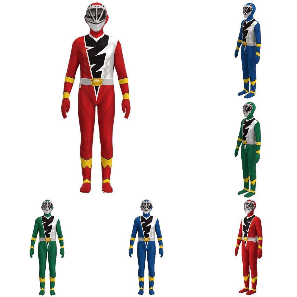 Παιδική Ολόσωμη Φόρμα Kishiryu Sentai Ryusoulger, ιδανική για πάρτι Halloween και παιχνίδι ρόλων