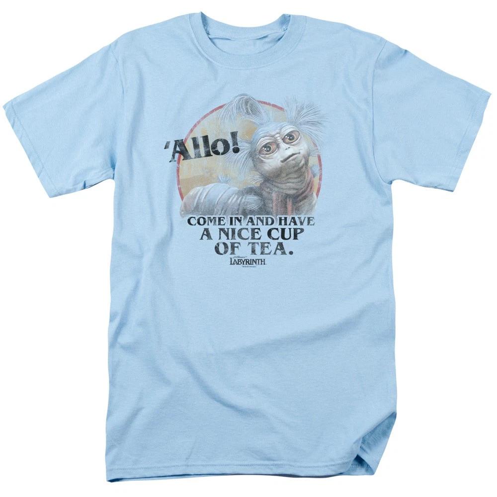 Labyrinth - Tea - Adult Unisex Short Sleeve T-Shirt - Blue S