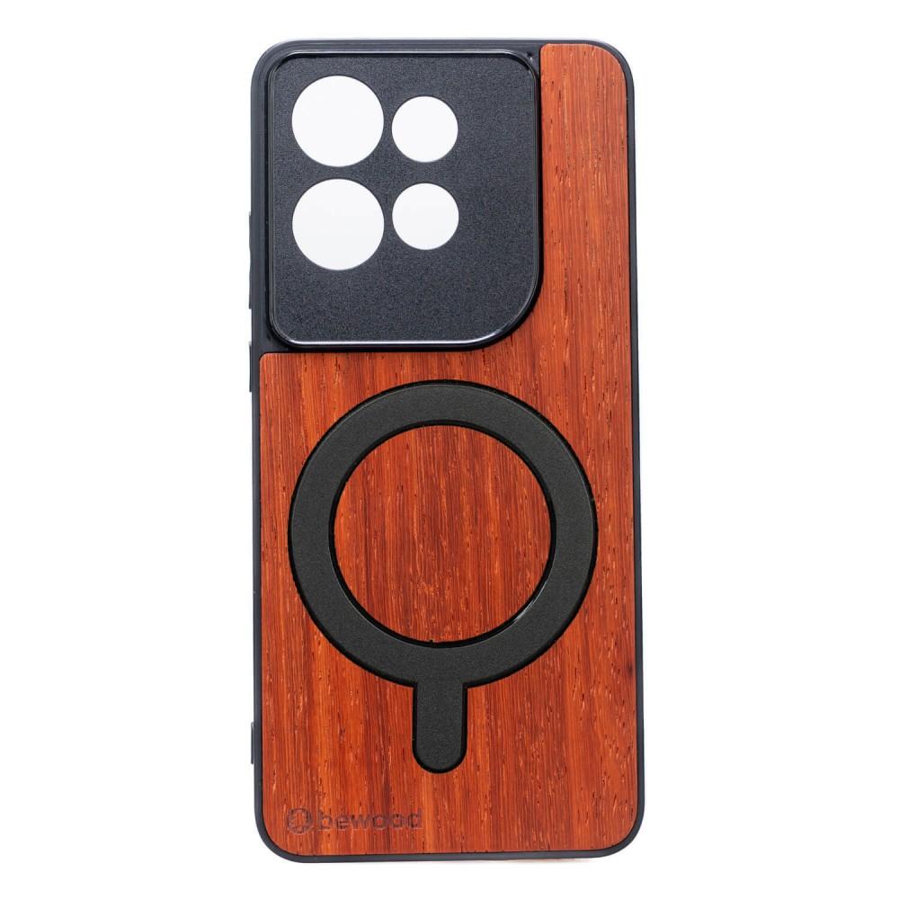 Bewood wooden case for Motorola Edge 50 Neo padouk with MagSafe