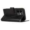 DF-06 For Oppo Reno13 F 5G (Reno 13 FS 5G)/4G Phone Case Line Imprint Leather Wallet Cover