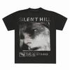 Silent Hill Retro Survival Horror Tričko pro Muže Ženy Vintage Temná Tajemství Herní Grafické Tričko S