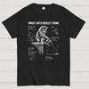 Funny Cat Physics Cotton Summer Casual Cool Loose T-Shirt