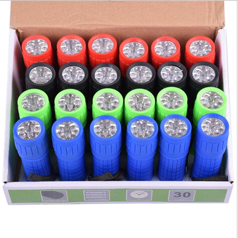LED Mini Portable Flashlight - White Light, Battery-Powered, Compact, Outdoor Use