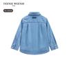 Teenie Weenie Kids Boy's Lyocell Sun-Protective Denim Shirt