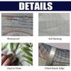 60/90/120Cm Round Table Cover Waterproof Oil-Proof Tablecloth Elastic Fitted Round Table Cover for Kitchen Dining Wedding Party