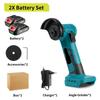 3 Inch Cordless Household Cutting Polishing Machine Portable Woodworking Power Tool Brushless Electric Angle Grinder
