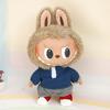 For 37cm Labubu Doll Shirts Sweater Hat Cartoon Plush Doll Replacement Outfit Playing House Accessories Mini Clothes