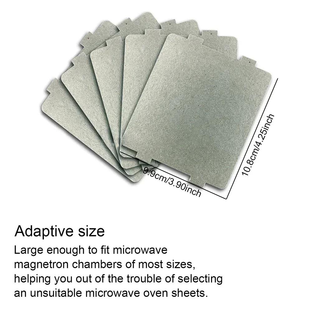 1/5/10pcs Microwave Oven Mica Sheet Mica Plate Wave Guide Cover Plate Universal Environmental Insulation Microwave Oven Heater
