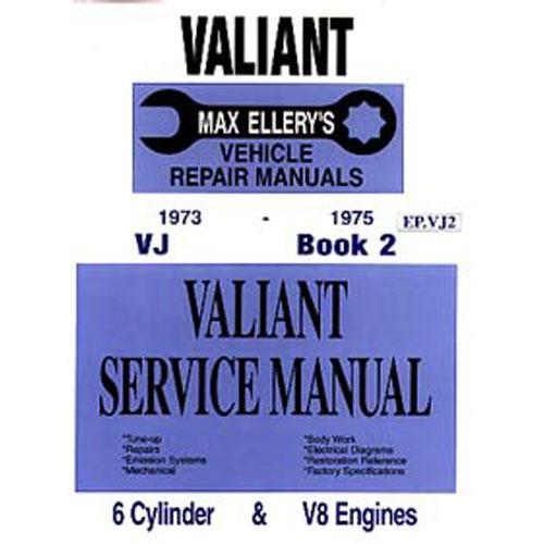 Valiant 1973-1975 VJ Series Service Manual (Book 2)