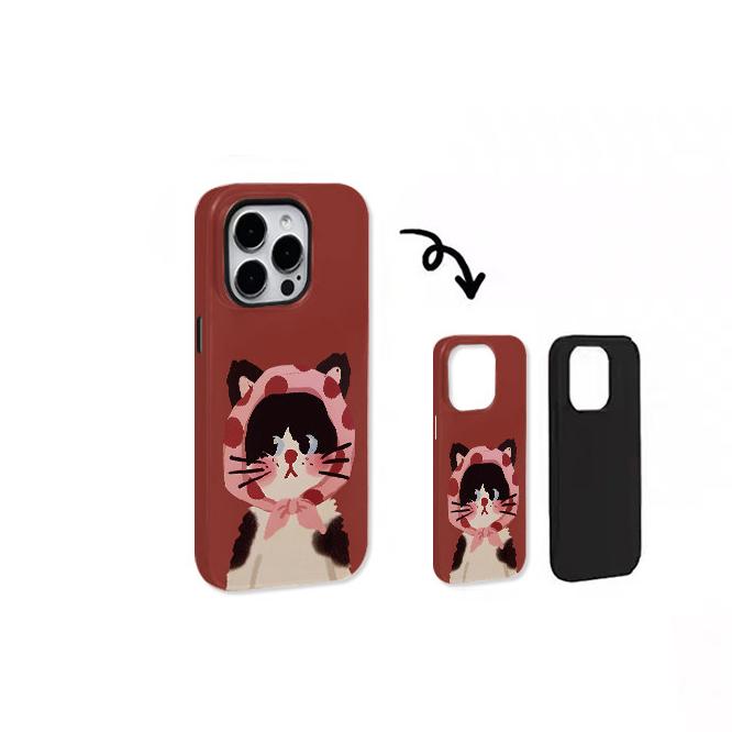 2-in-1 Super Stoßfeste Handyhülle Für iPhone 17 Pro Max 16 Pro 15 Plus 14 13 mini 12 11 16E 17 Air Vollständig Abgedeckt Modische Hülle