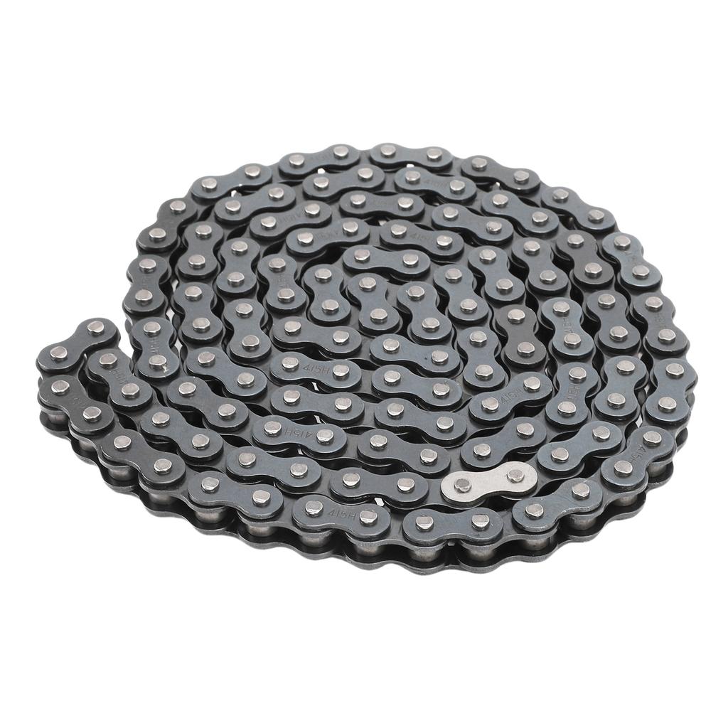 415 Chain 130 Links Metal Heavy Duty Drive Chain for ATV Go Kart Off Road Motorcycle 50250ml