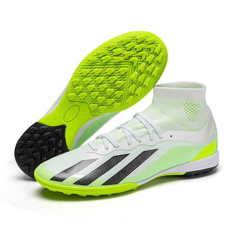 High-top football shoes men's TF broken nails AG long nails student youth competition training sneakers sports