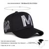 Unisex M Letter Embroidery Baseball Caps Spring And Autumn Outdoor Adjustable Casual Hats Sunscreen Hat Sports Cap