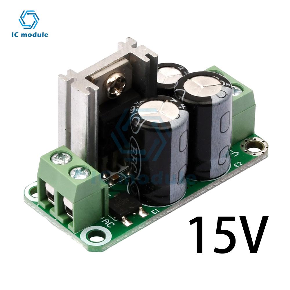 Single regulated power supply module DC 5V 6\V 9V 12V 15V 24V rectifier filter board 7805/ 7809 / 7812/7824  for Audio Amplifier