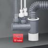 Submarine Anti-Odor Sink Drain T-Connector for Water Purifiers