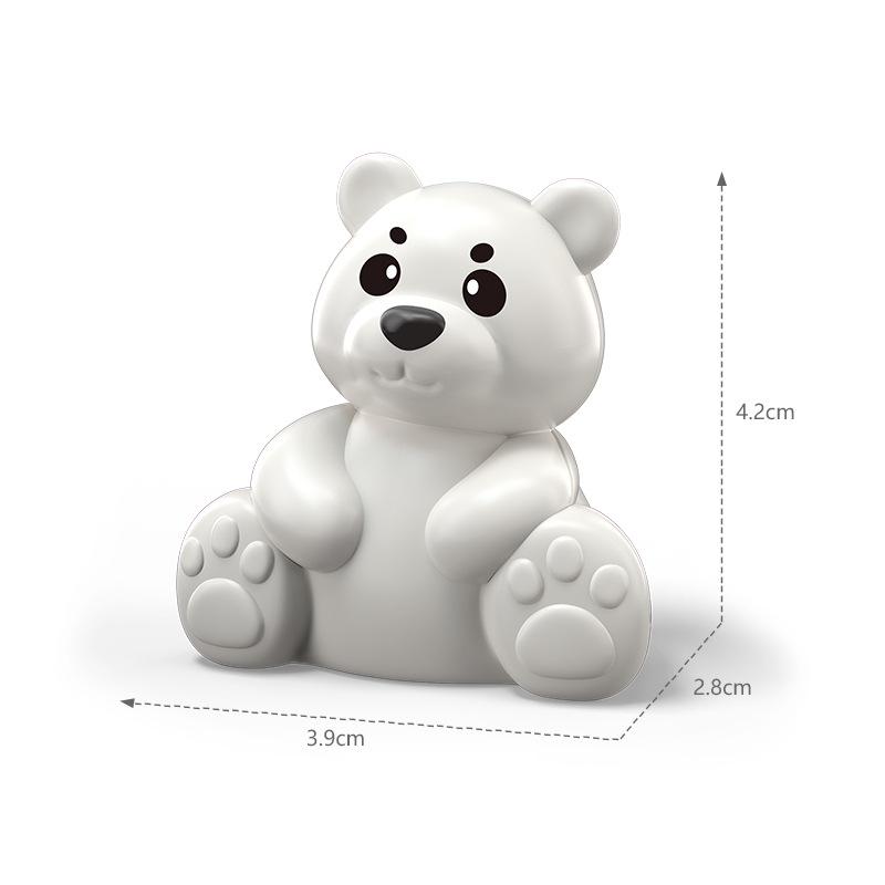 Large Building Blocks: Cartoon Animals Dolphin, Shark, Flamingo Assembly Bulk Toys