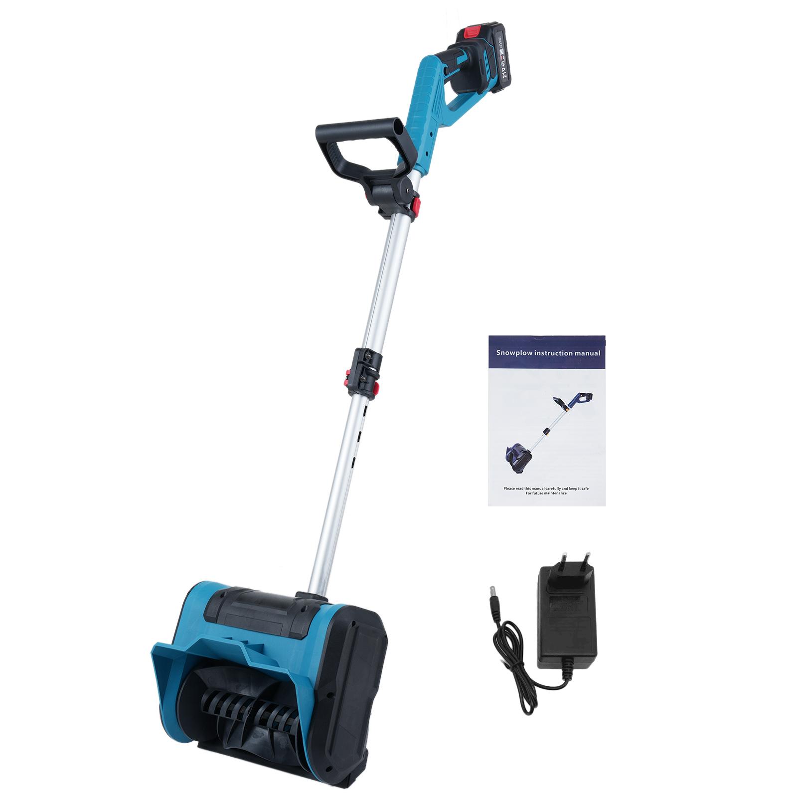 

Лопата для уборки снега 21 В электрическая бесщеточная снегоочистительная машина WalkBehind Snow Thrower с выдвижной штангой EU Plug & 1 Battery