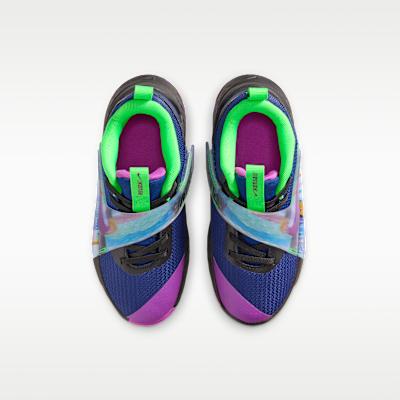 Nike Team Hustle D 12 Blue Void Green Strike Vivid Purple (PS)