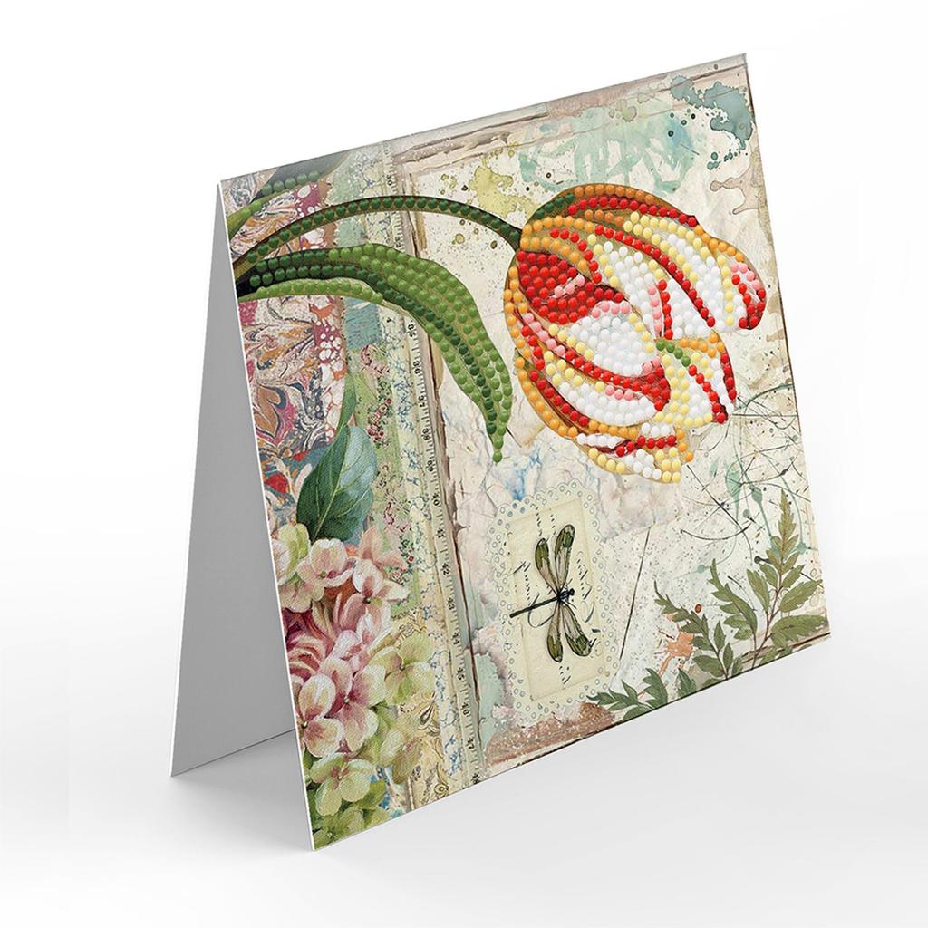 8PCS DIY Diamond Painting Greeting Card Set Diamond Art Greeting Cards Diamond Art Handmade Cards Congratulations Cards & Gifts